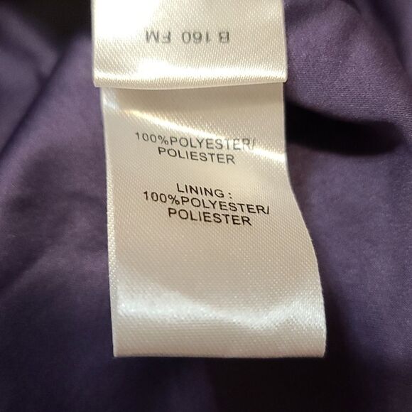 BCBGeneration Purple Pink Pleated Chiffon Halter Dress Size 4 - Picture 6 of 6